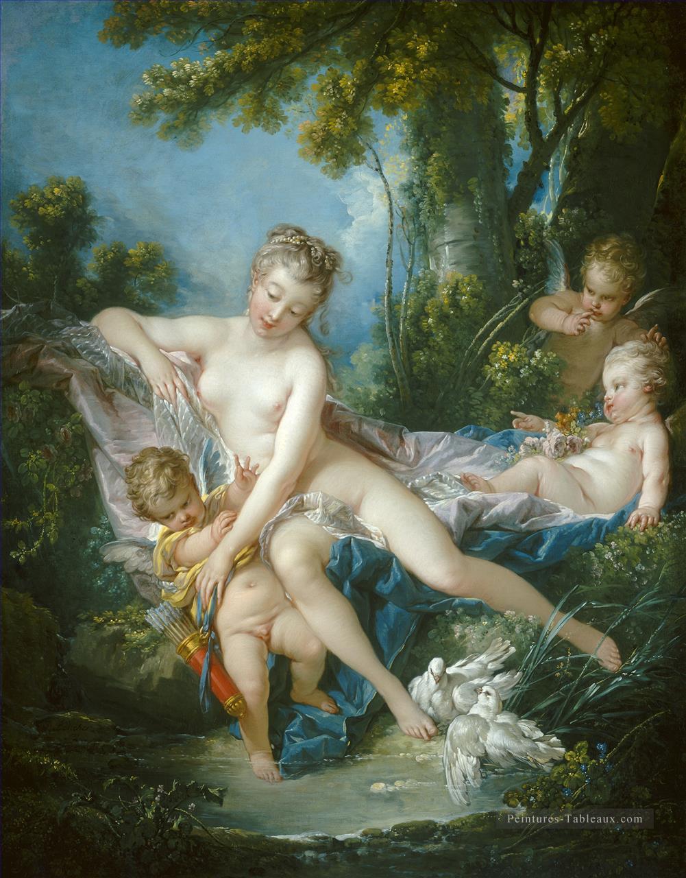 Vénus Consolant l’Amour Rococo François Boucher Peintures à l'huile